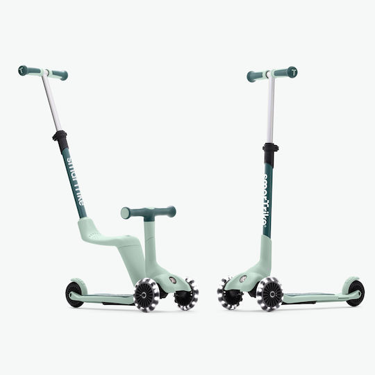 SmarTrike Παιδικό Πατίνι Αναδιπλούμενο Xtend LED Mini Ride Τρίτροχο με Κάθισμα για 9+ Ετών Πράσινο 2501304