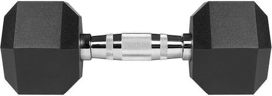 Rebel Hexagonal Rubber Dumbbell Set 2 x 9kg