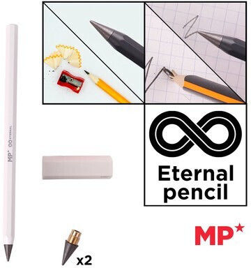 Madrid Papel Pencil With An Eraser White