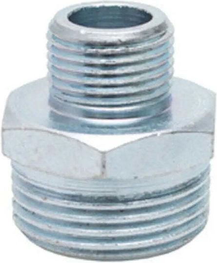 Galvanized Reducing Nipple 1" X 1/2" Gebo