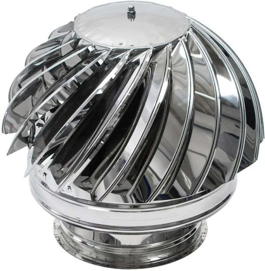 Въртящо Се Inox Шапка Диаметър 130мм Kamininox