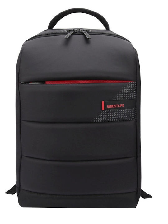 Bestlife Cplus Backpack 49x33x19cm Tablet 15.6 Inch Laptop Compartment Black Red