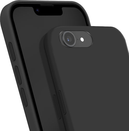 Akashi Case Iphone 17e Soft Silicone Matte Finish Black