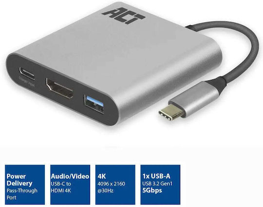 Act USB-C към HDMI 4K Адаптер