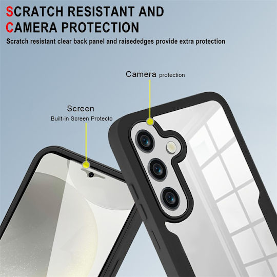Techsuit Colorverse 360 Vollschutz Transparent (Galaxy A57)