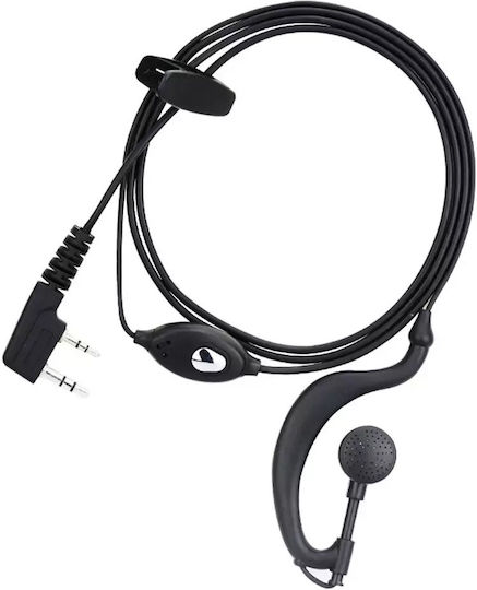 Professional Handsfree Earpiece Ptt Lapel 2 Pin Two-Way Radios Transceivers Baofeng Original 10 Pieces