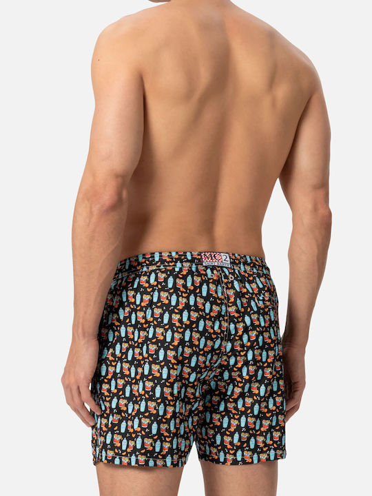 Lighting Micro Fantasynegroni Drink Men's Swimwear Shorts Negroni with Patterns