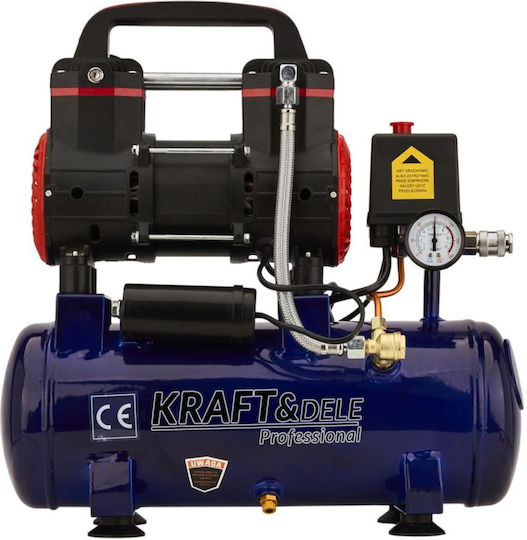 Kraft & Dele Single-Phase Air Compressors with Airtank 9lt KD2127