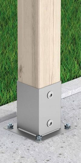 Showood Basis für Gartenpergola aus Metall 150x71cm 1Stück Nr. 7