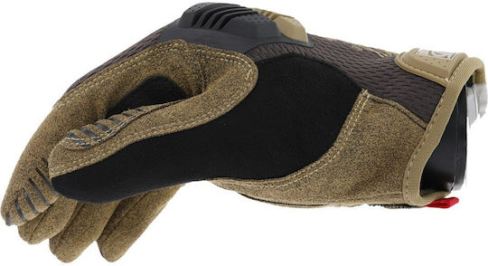 Mechanix Wear M Pact Brown MD Gloves for Work Brown Synthetic Leather 1pcs