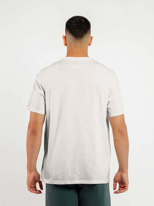 Be:Nation Be:Nation Herrenblusen Kurzarm T-Shirts in Cremefarbe