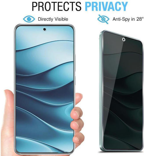 Vollflächig gehärtetes Glas Schwarz Poco X8 Pro
