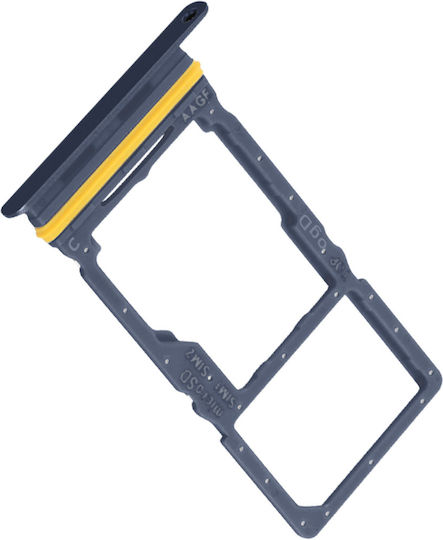 Clappio Dual Nano Sim Micro-sd Card Tray Replacement Galaxy A17 5g Blue