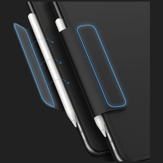 Typecase Edge Флип Капак с Клавиатура на Английски Език САЩ Бордо (Ipad 11" (a16) 2025 / Ipad 10.9" 2022)