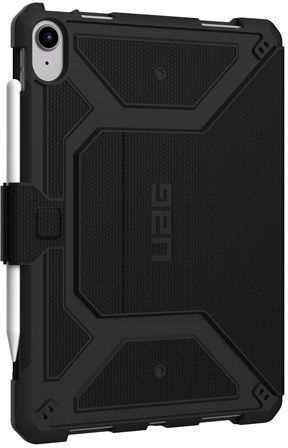 UAG Metropolis Tact Armr Flip Cover Durable Black (Apple iPad 10.9 2022 10th Gen/ iPad 11 A16 2025 11th)