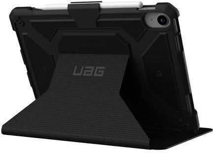 UAG Metropolis Tact Armr Flip Cover Durable Black (Apple iPad 10.9 2022 10th Gen/ iPad 11 A16 2025 11th)