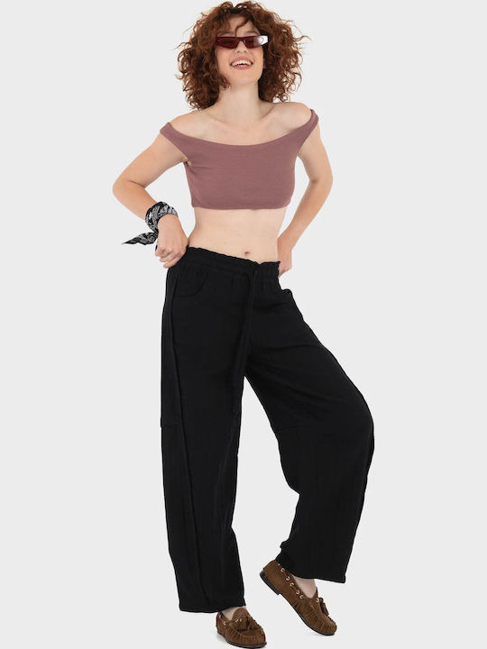 Γυναικείο Crop Top Purple
