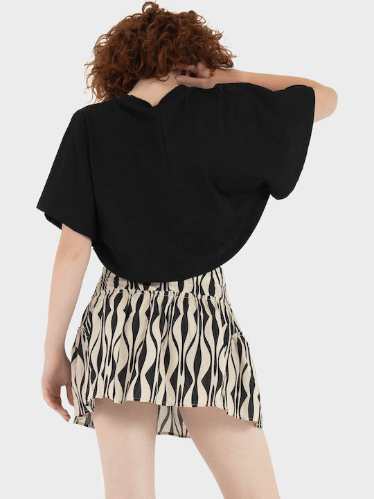 Women's Crop T-shirt Black