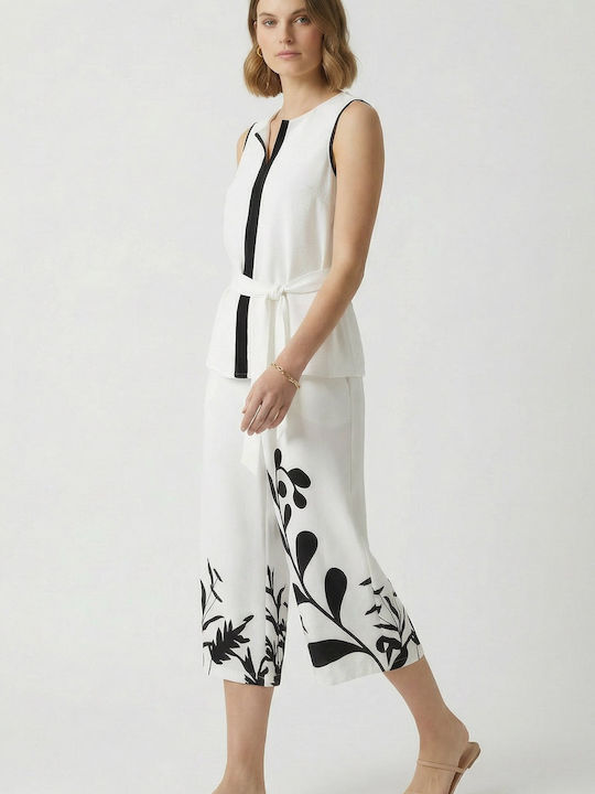 Women's Sleeveless Top Ecru