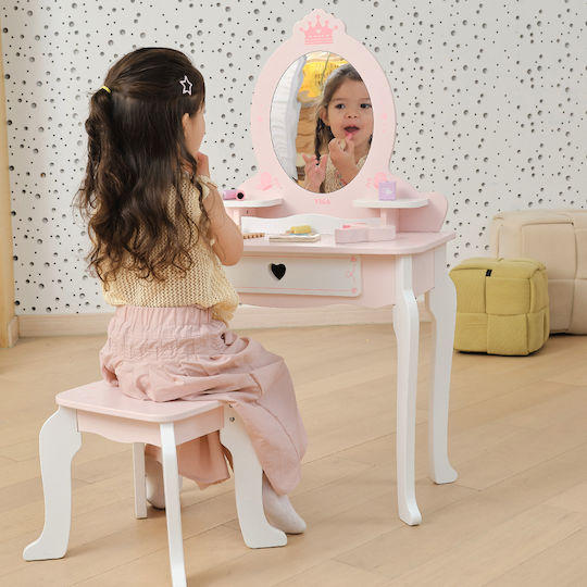 Viga Toys Wooden Kids Dressing Table