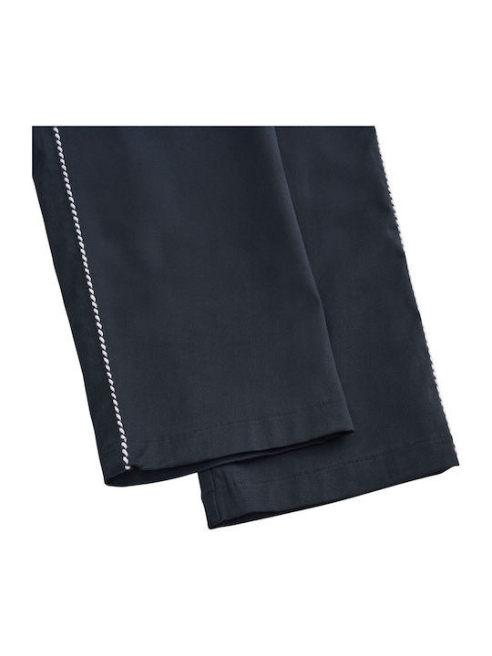 Pantaloni Dama Din Țesătură Albastru Închis