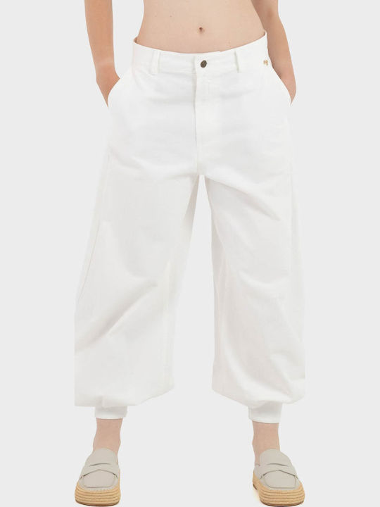 Ballon Hosen Für Damen Ecru