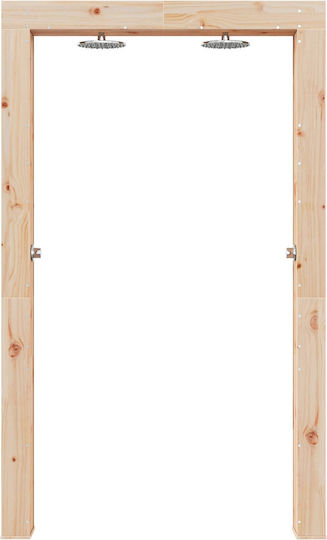 vidaXL Pool Shower 226x137x23 cm Brown