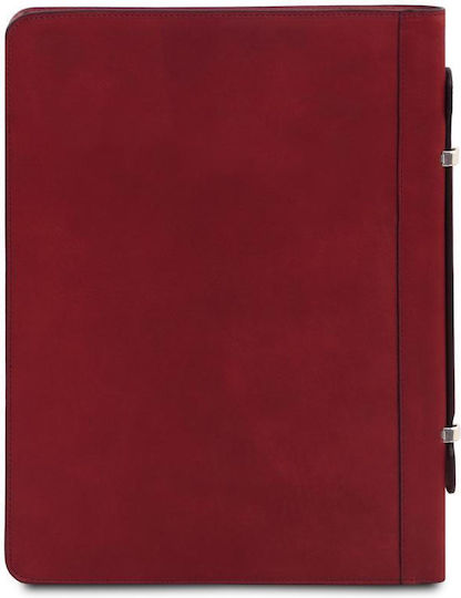 Leder Dokumentenmappe mit Griff Cesare Rote