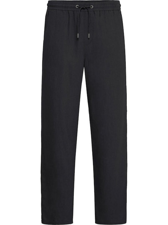 Παντελόνι Chino σε Loose Εφαρμογή Μαυρο