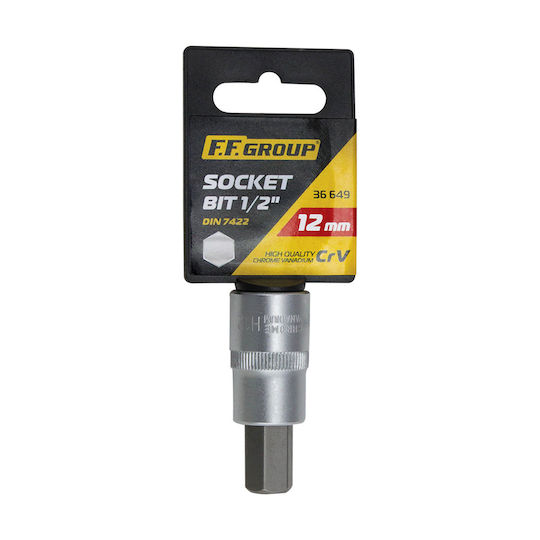 FFG Socket For Allen 1/2" 4mm Walnut with Allen Head and Socket 1/2'' H4