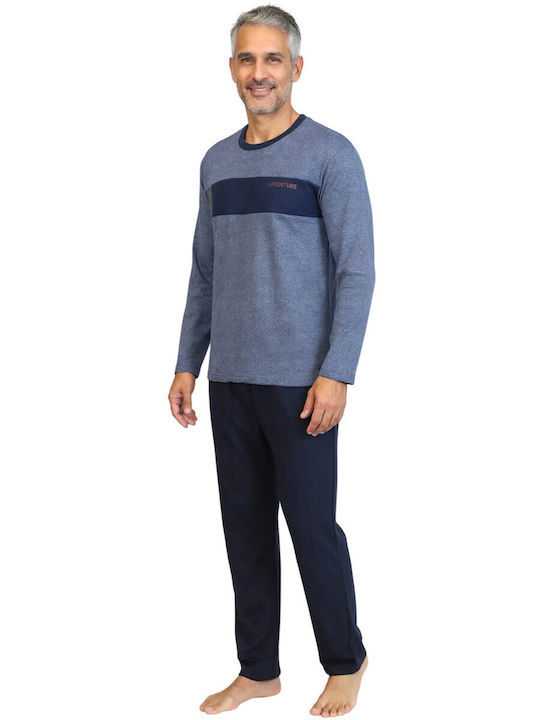Collection Χειμερινή Ανδρική Πιτζάμα Navy Collection Χειμερινή Ανδρική Πιτζάμα Navy