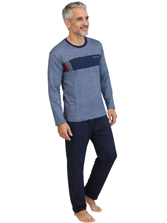 Collection Χειμερινή Ανδρική Πιτζάμα Navy