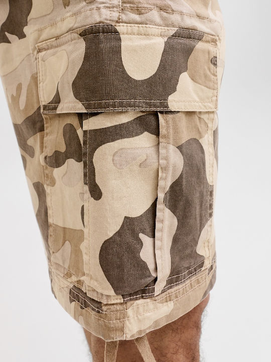 Herren Shorts Cargo Beige
