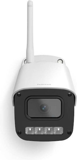 HAMA 00176653 IP Surveillance Camera Wi-Fi Full HD 1080p Waterproof with Two-Way Communication