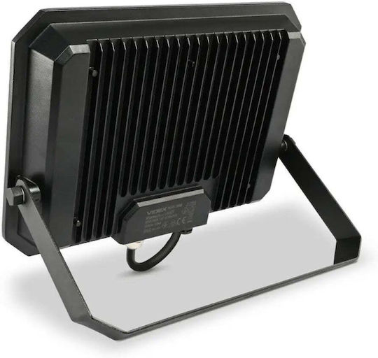Videx Στεγανός Προβολέας LED 100W Ψυχρό Λευκό 5000K IP65
