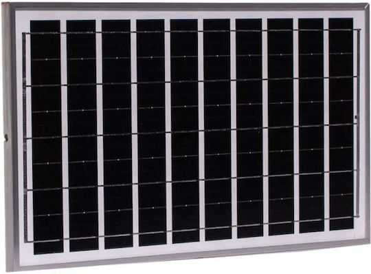 Metanor Αδιάβροχος Слънчев LED Προβολέας 10W Студено бяло 6000К με Τηλεχειριστήριο IP65