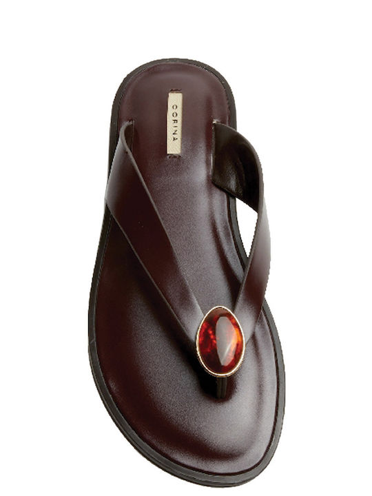 Sandale Casual Damă Burgundia