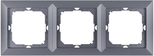 Triple Frame Pearl Anthracite