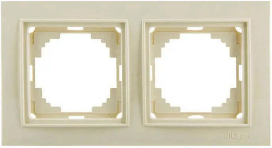 Double Frame Cream Nilson Thor