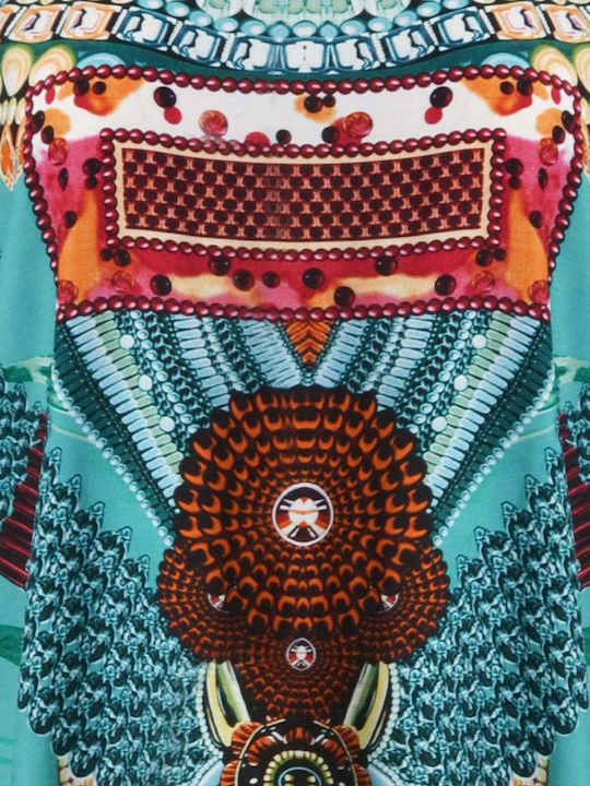 Mat Fashion Καφτάνι Παραλίας Πράσινο