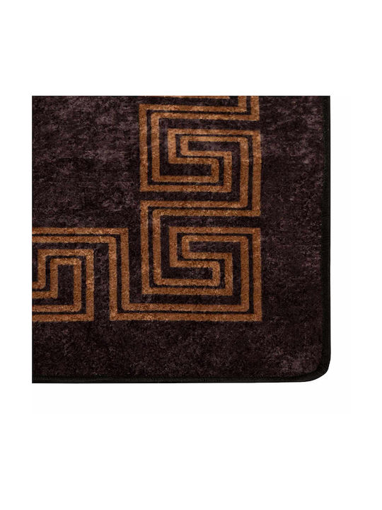 vidaXL Marsa Non-Slip Runner Rug Black 80x350cm