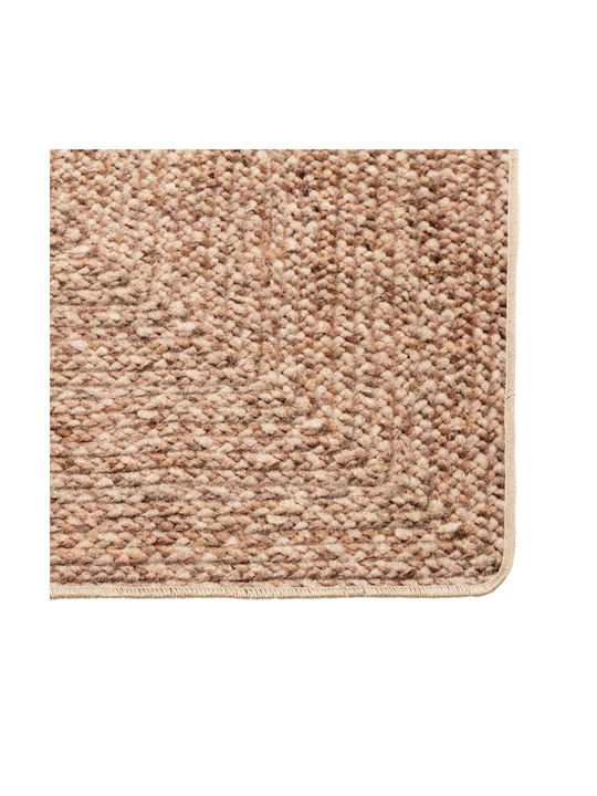 vidaXL Marsa Non-Slip Rectangular Yellow Rug 190x300cm