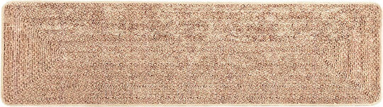 vidaXL Marsa Non-Slip Yellow Runner Rug 80x350cm