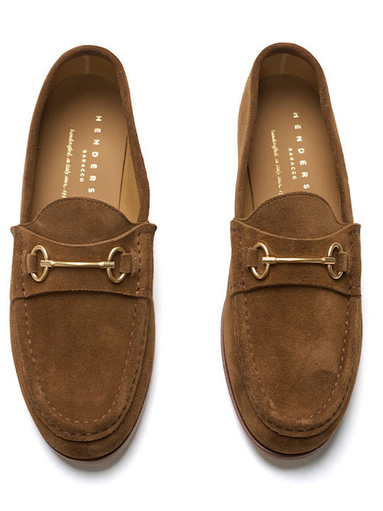 Suede Ανδρικά Loafers σε Ταμπά Χρώμα