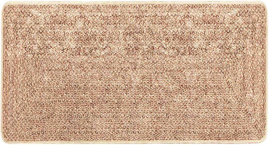 vidaXL Marsa Rutschfest Wohnzimmer Teppich Rechteckig Gelb 80x150cm