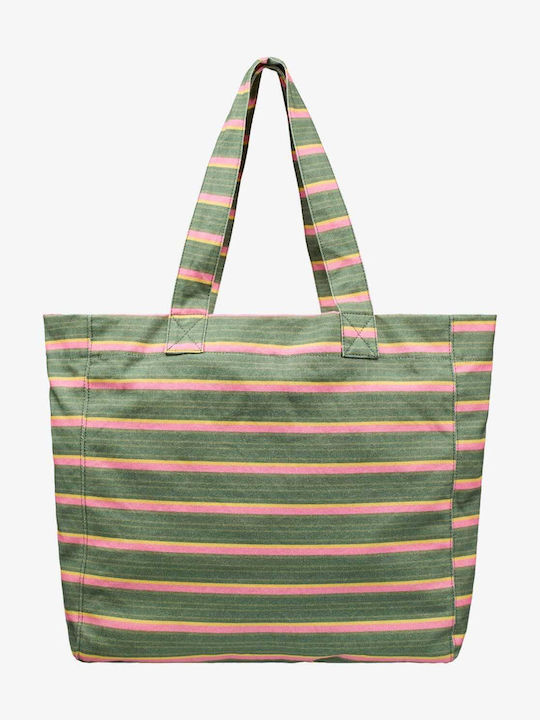 Roxy Fabric Beach Bag Green