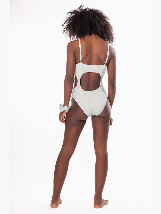 Cyra White Leotard
