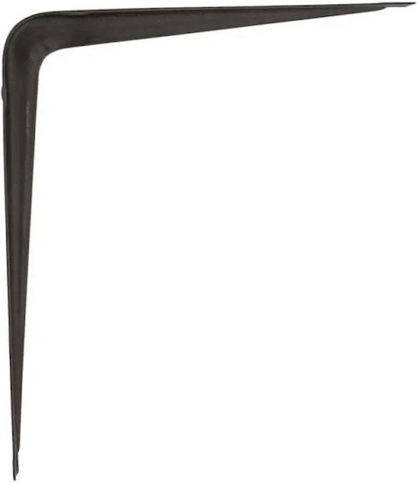 Amig Corner Shelf Made of Metal in Black Colour