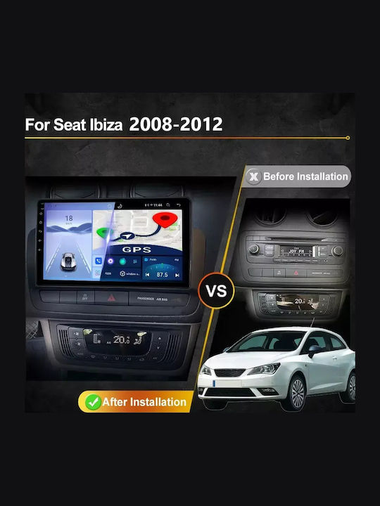 Seat Ibiza 2008-2012 Android Multimedia 4-64GB Octacore CarPlay Android Auto GPS Wi-Fi Bluetooth SG-314