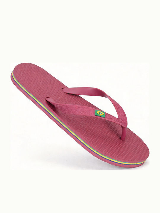Flip Flops In Burgundy Colour